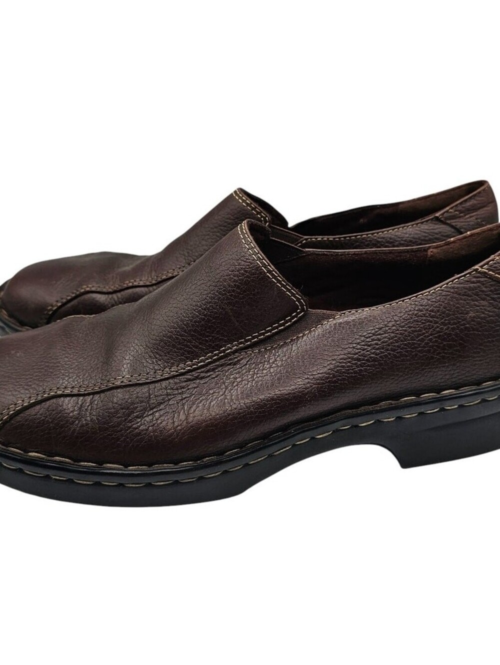 WOMEN'S CLARK SLIP ON BROWN ADRIANNA SMU 74816 Size 11M Leather